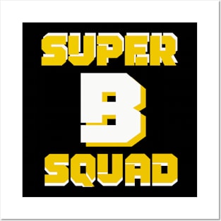 Gold Super B Squad Posters and Art